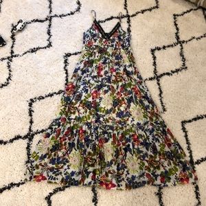 floral tiered summer maxi S free people style